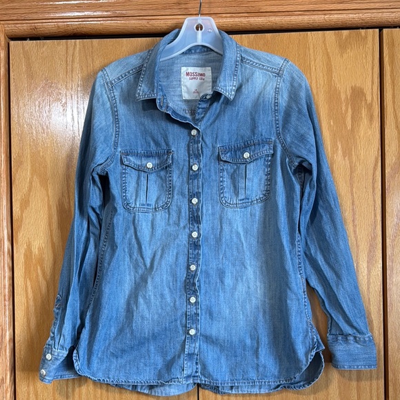 Mossimo Denim Button-Up Shirt - Picture 1 of 5
